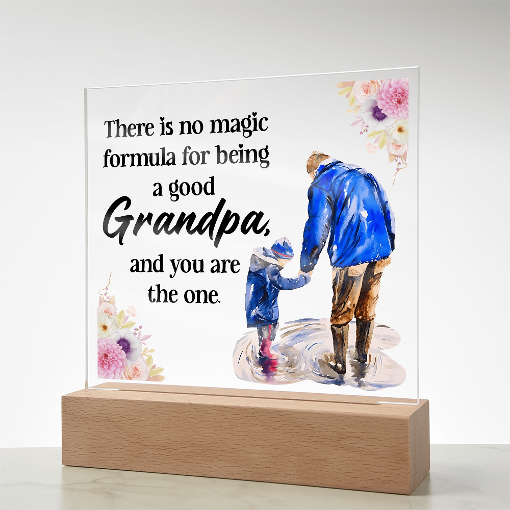 Acrylic Plaque -  Grandpa