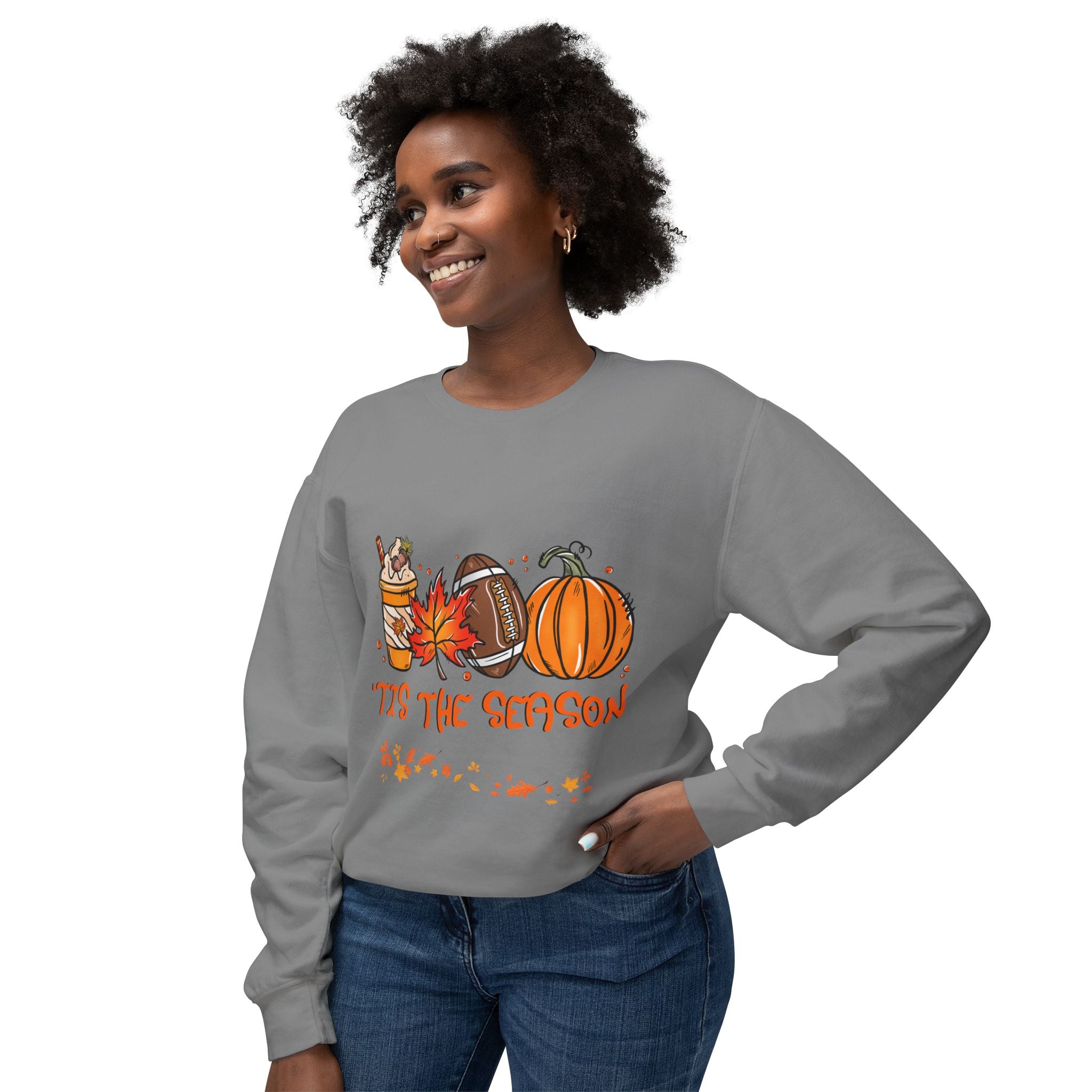 Fall Vibes Unisex Sweatshirt, Cozy Autumn Apparel, Perfect for Halloween and Thanksgiving, Casual Comfortable Gift