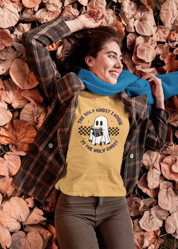 The Only Ghost I Know Is the Holy Ghost — Fall Faith Tee