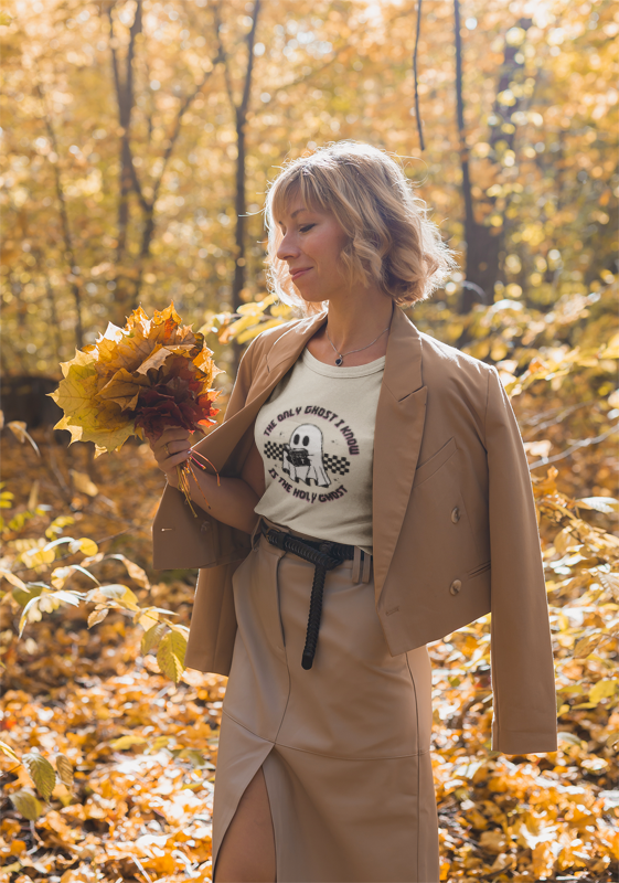 The Only Ghost I Know Is the Holy Ghost — Fall Faith Tee