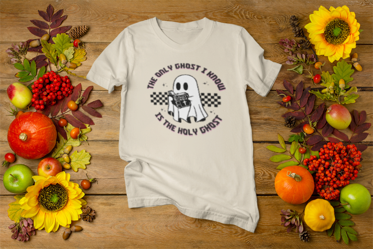 The Only Ghost I Know Is the Holy Ghost — Fall Faith Tee
