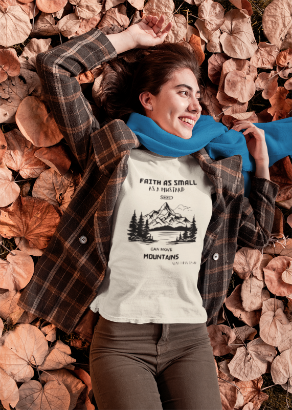 Mountain Faith T-Shirt | Inspirational Tee for Outdoor Lovers, Perfect Gift for Nature Enthusiasts, Hiking Apparel, Faith & Adventure
