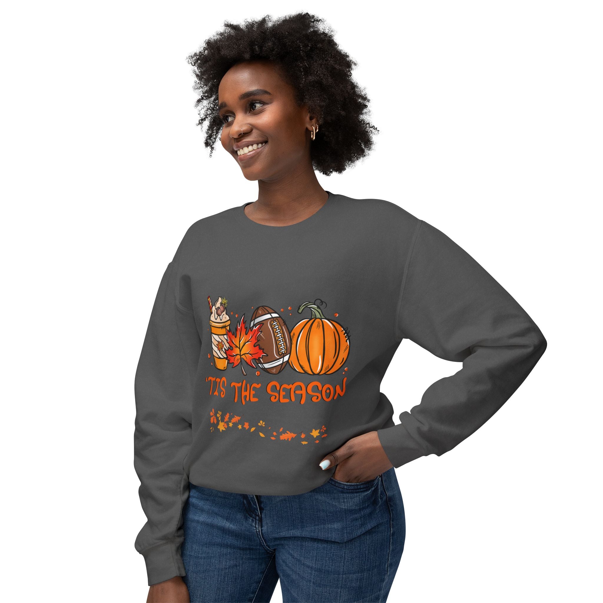 Fall Vibes Unisex Sweatshirt, Cozy Autumn Apparel, Perfect for Halloween and Thanksgiving, Casual Comfortable Gift