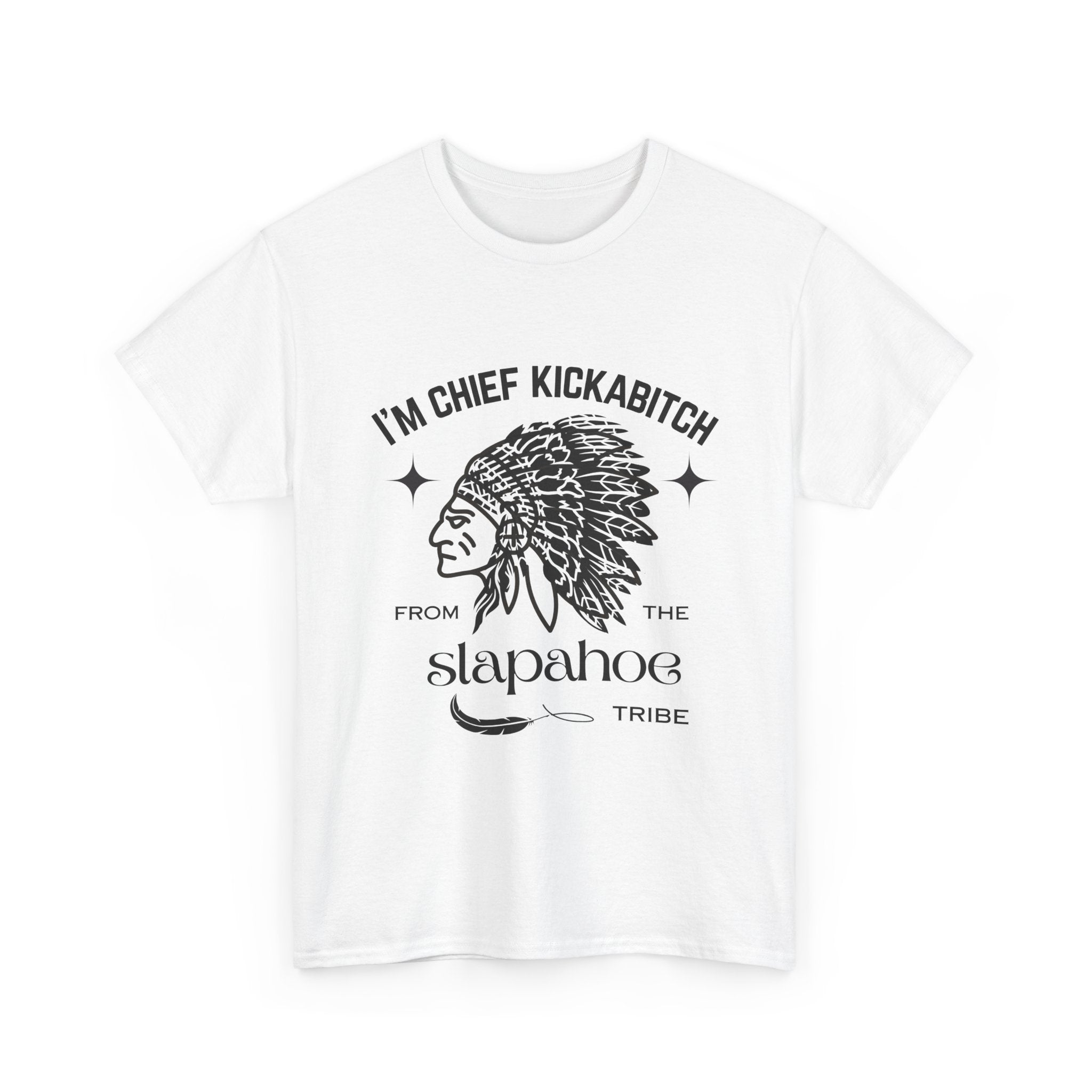 Chief Kickabitch™ Retro Graphic Tee – Funny Statement Shirt