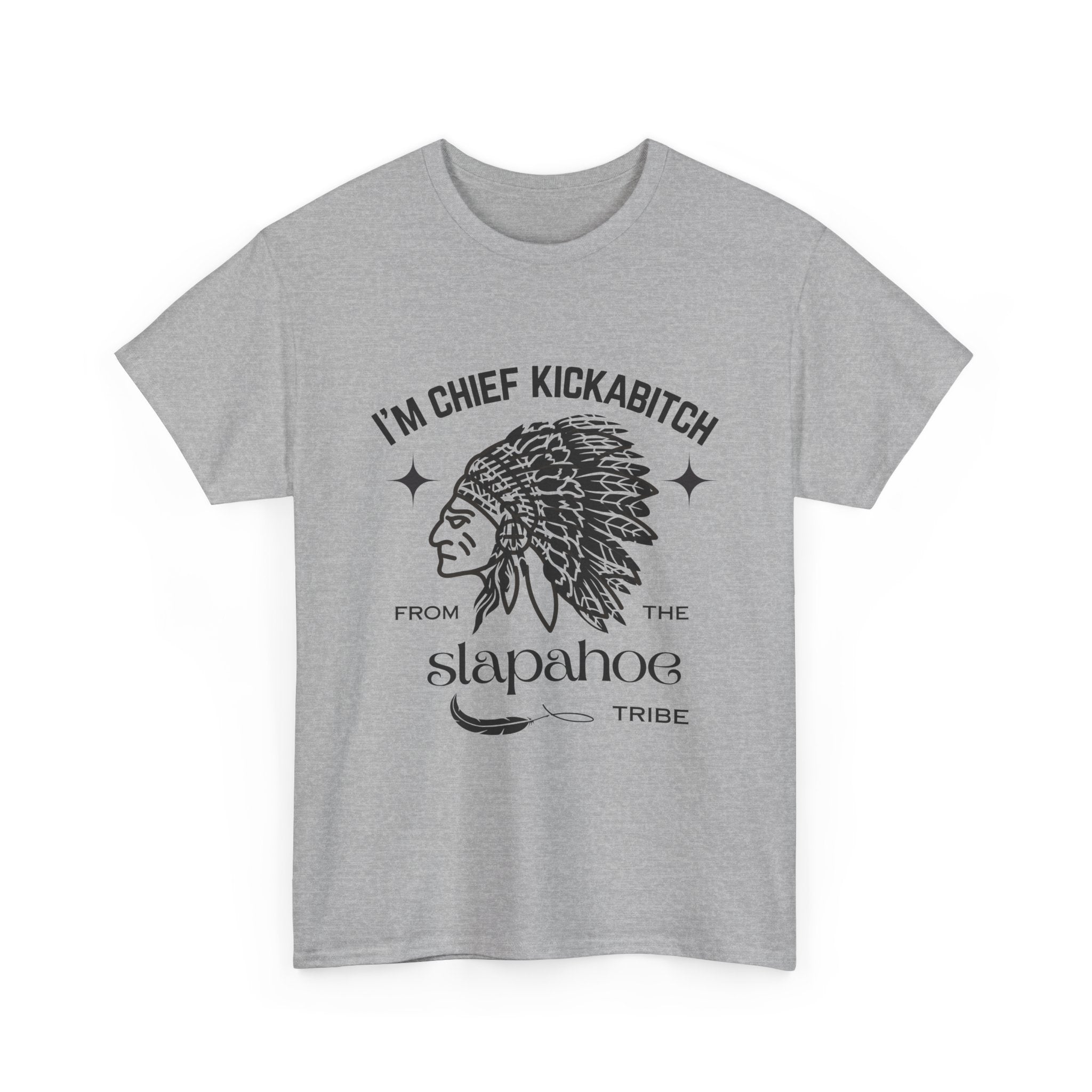 Chief Kickabitch™ Retro Graphic Tee – Funny Statement Shirt