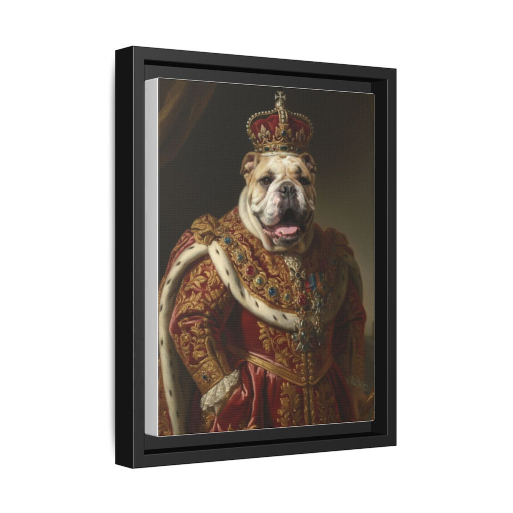 Custom Pet Memorial Portrait – “Forever in Our Hearts” Royal Tribute Painting