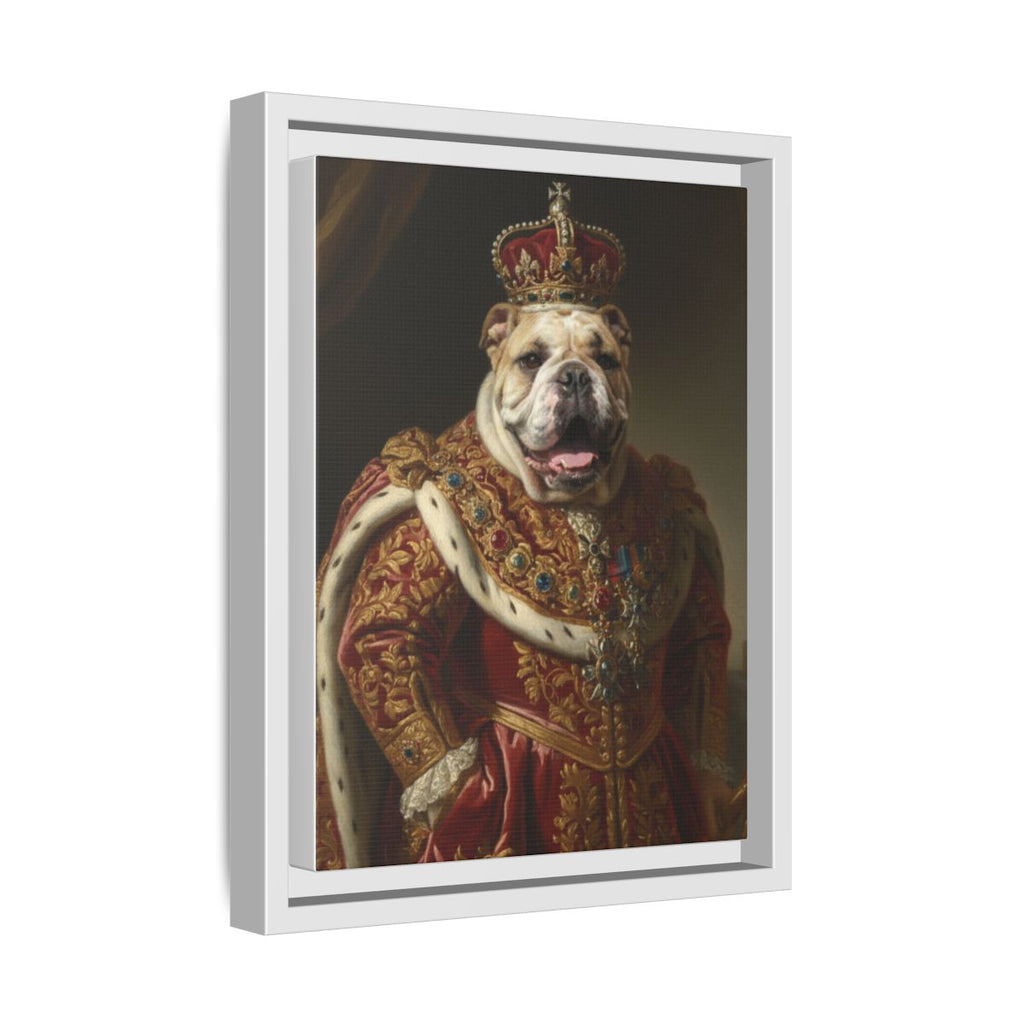 Custom Pet Memorial Portrait – “Forever in Our Hearts” Royal Tribute Painting